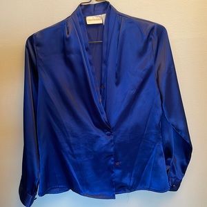 Christie & Jill blue blouse